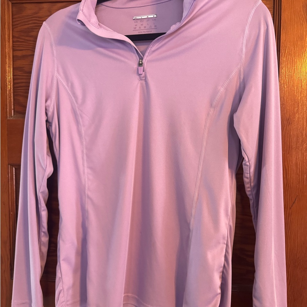 Purple Quarter-Zip Sunshirt